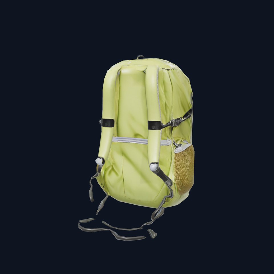 Green Adventure Backpack model pack